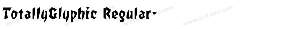 TotallyGlyphic Regular字体转换